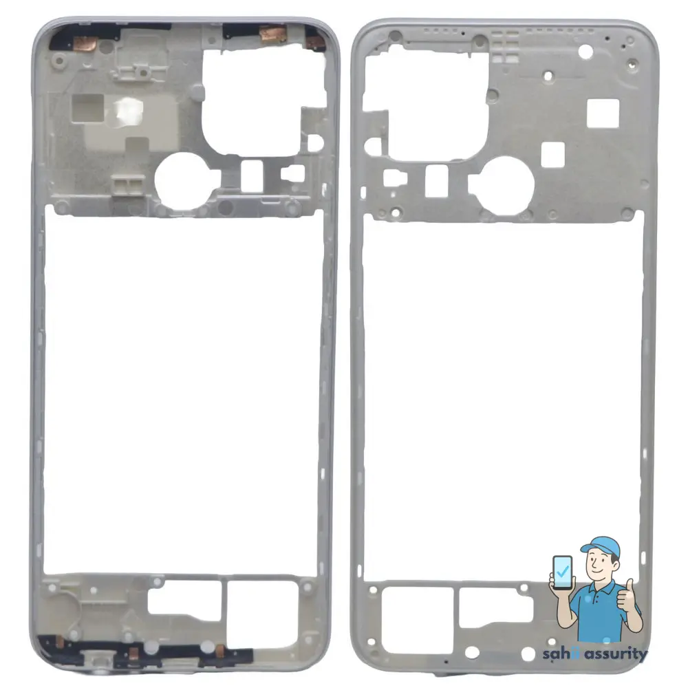 Middle Frame Ring Only for OPPO A15 White